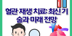 혈관 재생 치료: 최신 기술과 미래 전망